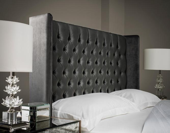 Headboards Velvet Crushed Velvet Leather Plush