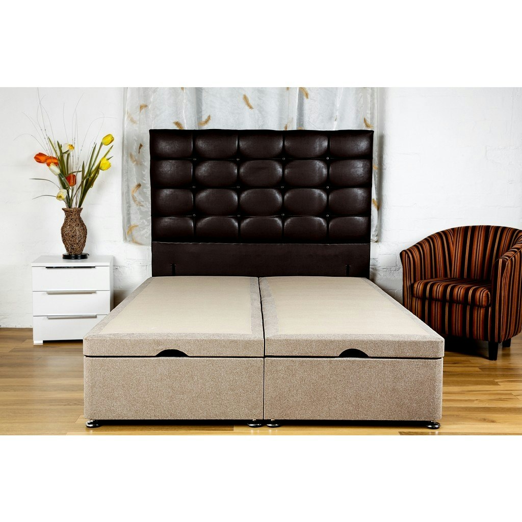 Bed Market Augusta Wool Ottoman Divan Bed Base